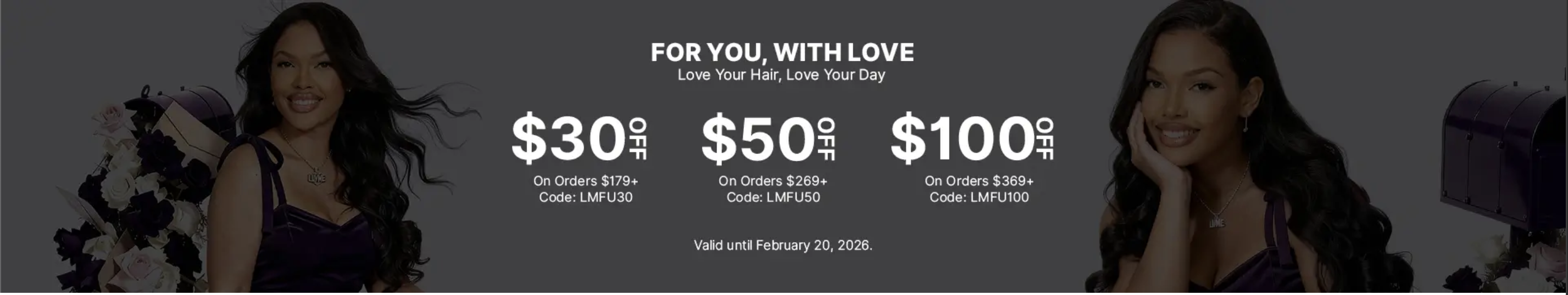 LuvmeHair Special Offers - Save up to $100